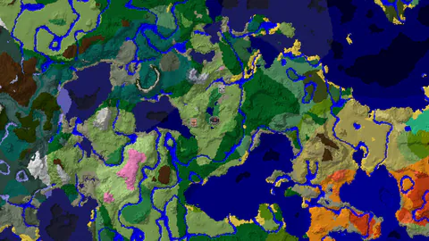 Flower Forest Spawn with Nearby Village and Outpost
