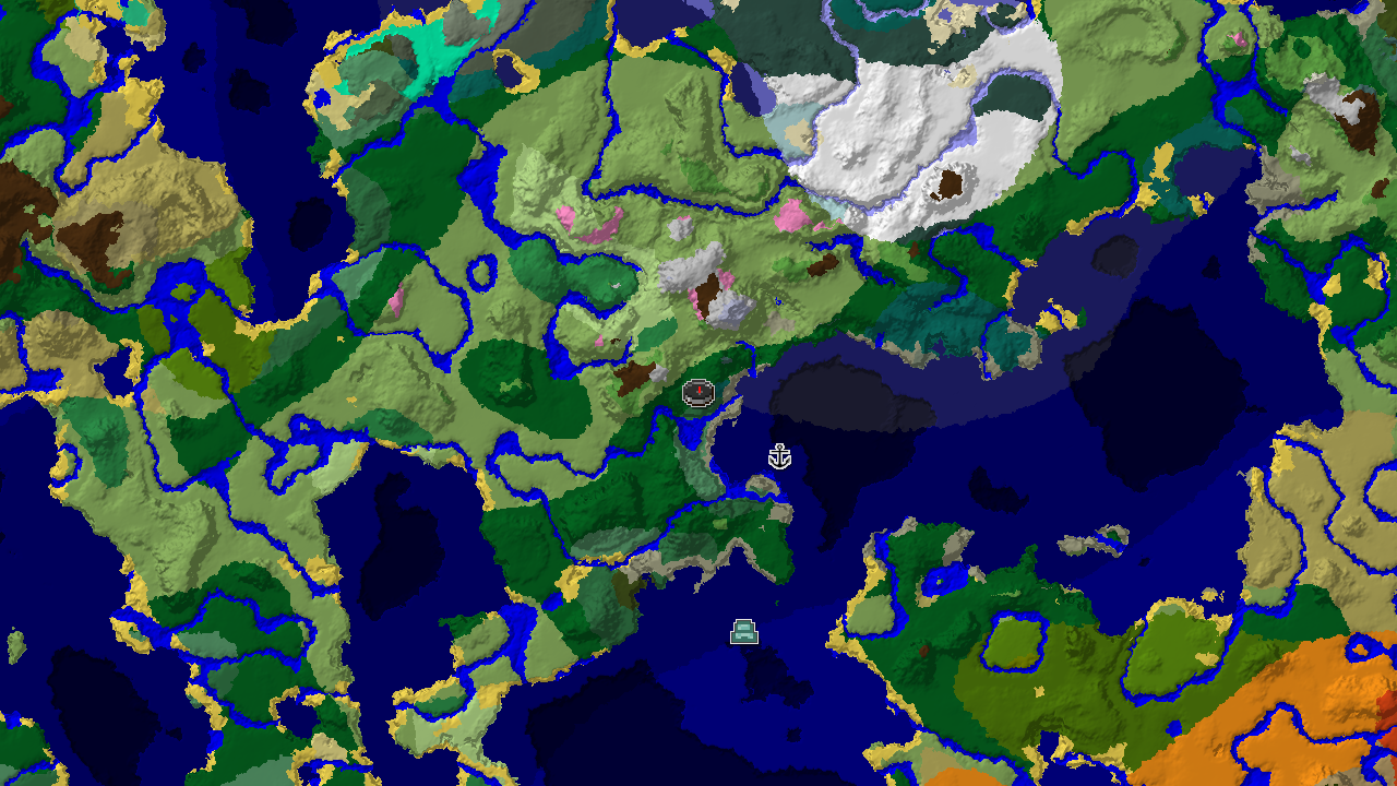 Dramatic Snowy Slopes Near Spawn