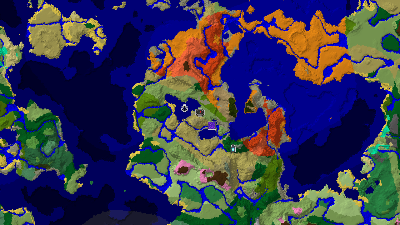 Ancient City Near Spawn in a Plains and Savanna Mix