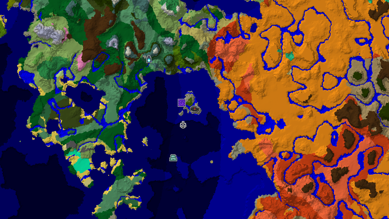 Jungle Plateau with a Nearby Ancient City
