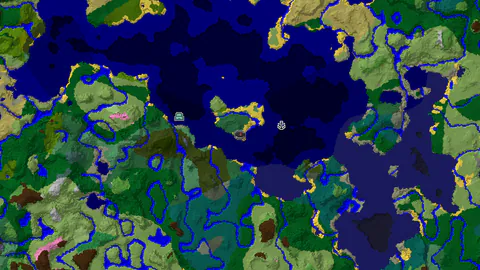 Ocean Monument and Dark Forest Near Birch Spawn