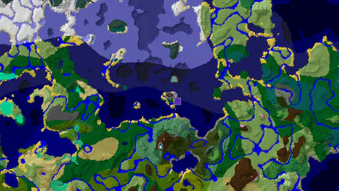 Ancient City Near Spawn in a Diverse Ocean World