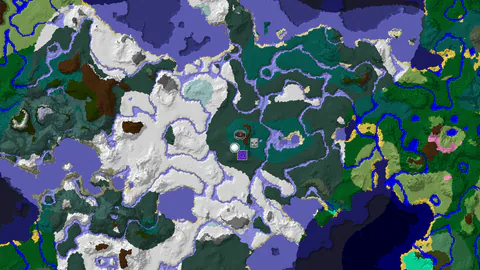 Spawn in Taiga with Nearby Structures