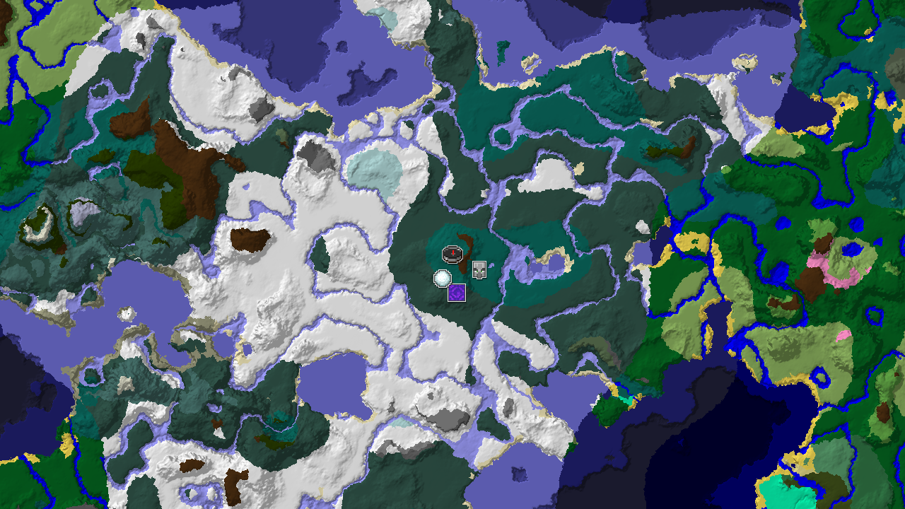 Spawn in Taiga with Nearby Structures