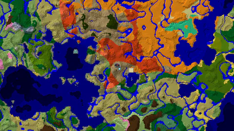 Wooded Badlands Spawn with a Nearby Ancient City