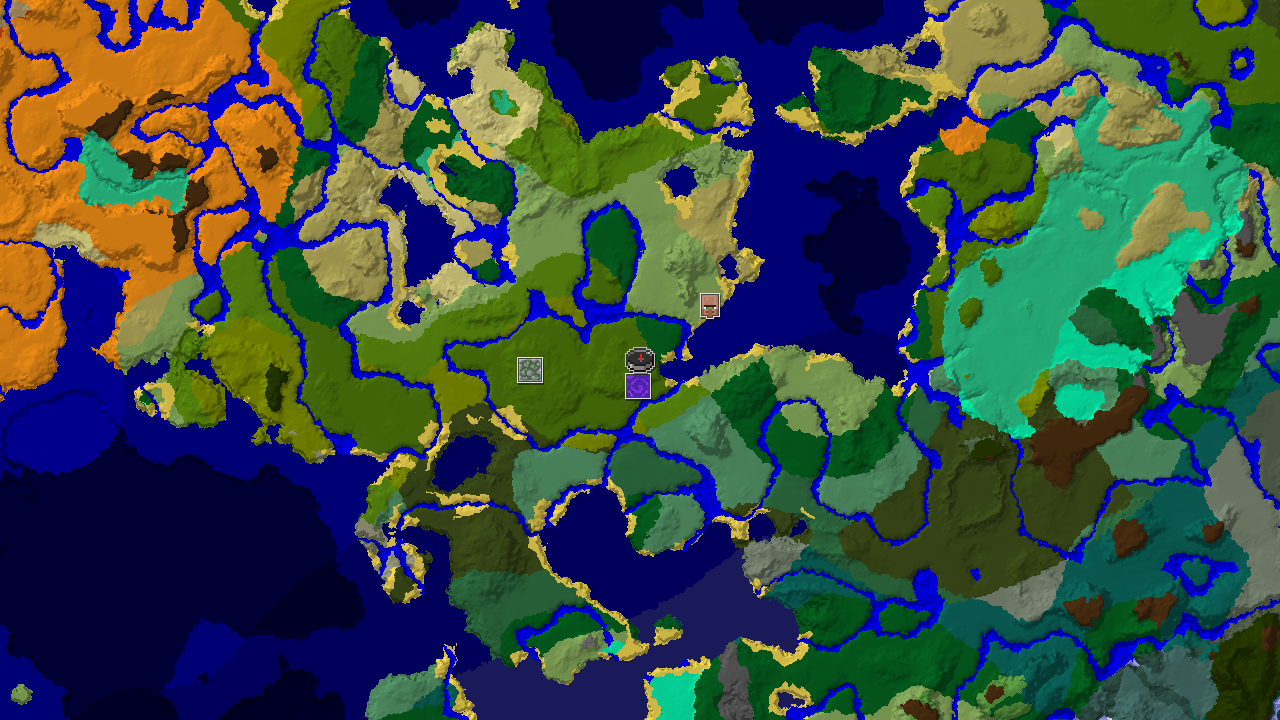 Jungle Temple and Diverse Biomes Near Spawn