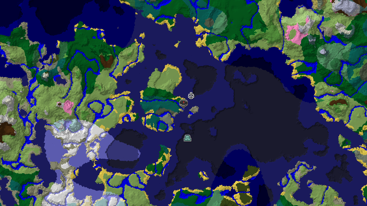 Ocean Monument and Shipwreck Near Forest Spawn