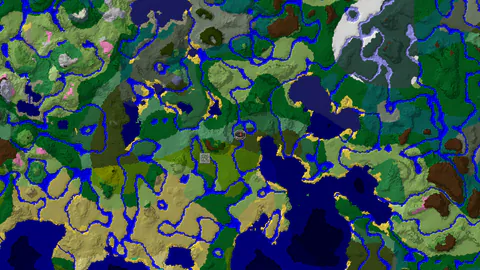 Spawn in a Dark Forest with Nearby Bamboo Jungle