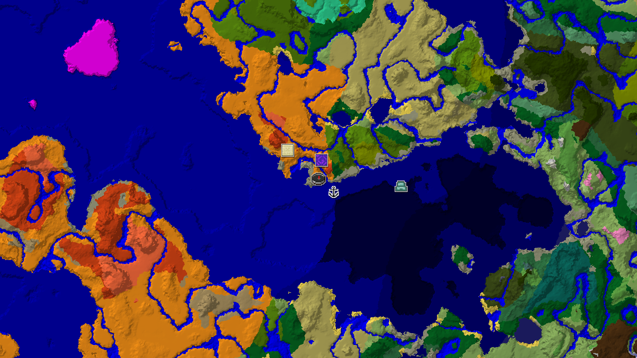 Spawn Between Deserts, Jungles, and Warm Oceans