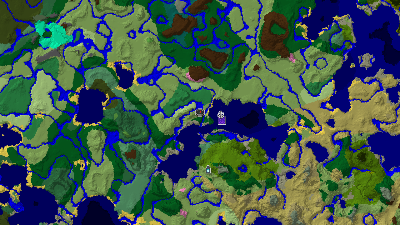 Ancient City Near Spawn in a Diverse Landscape