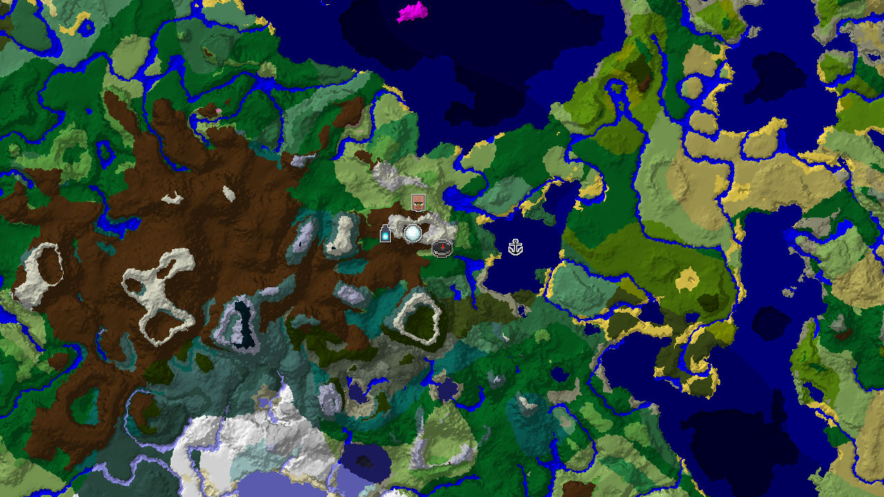 Spawn Near an Ancient City, Igloo, and Taiga Forests