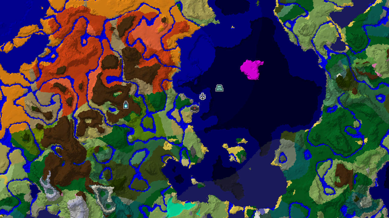 Ancient City Deep Below Spawn Amidst Diverse Biomes