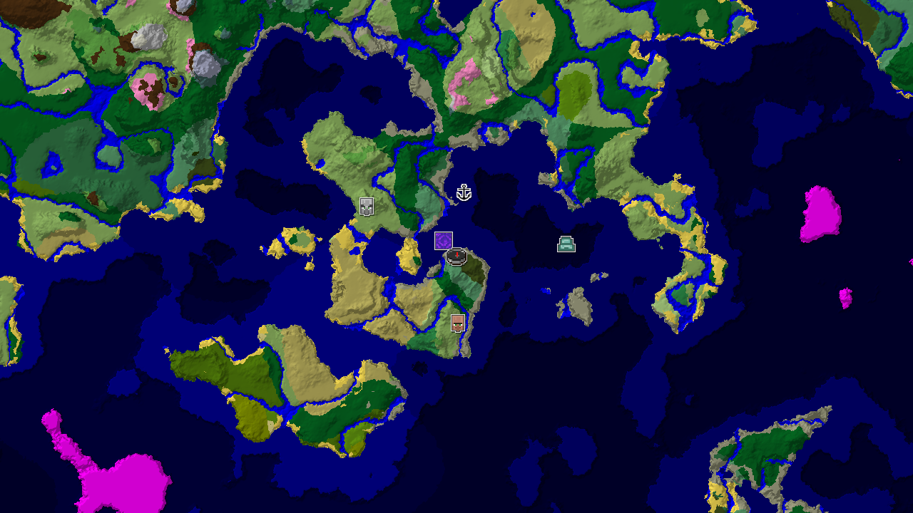Dark Forest Spawn with Nearby Ocean Monument