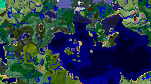 Woodland Mansion and Shipwreck Near Jungle Spawn