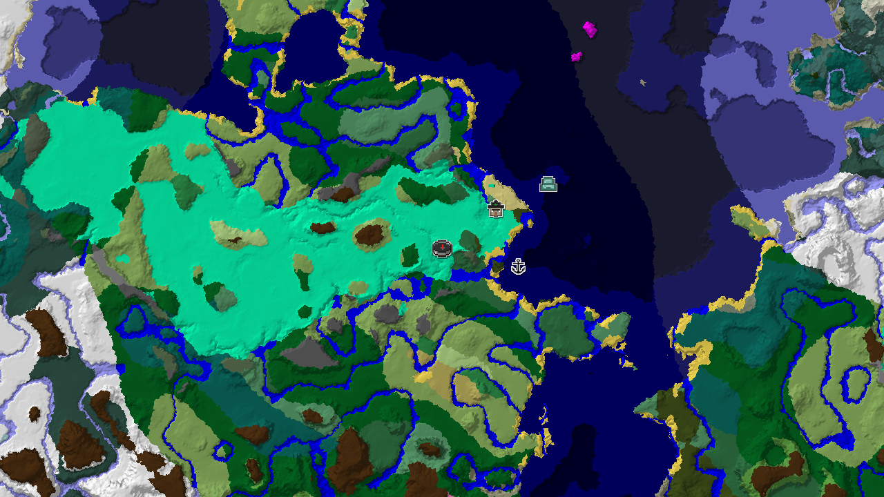 Wetlands Start With Ocean Monument Near Spawn