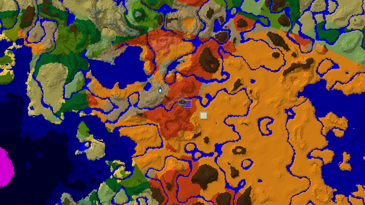 Ancient City Below a Vast Desert and Badlands