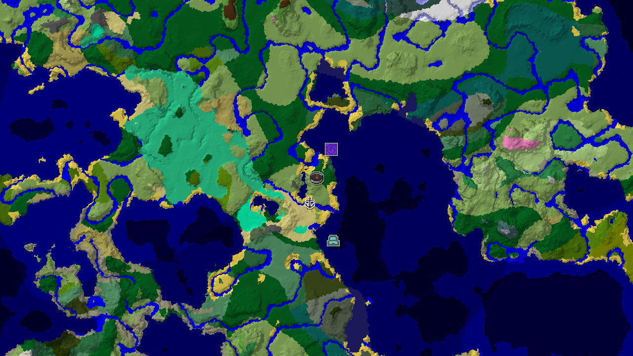 Ocean Monument and Shipwreck Near Forest Spawn