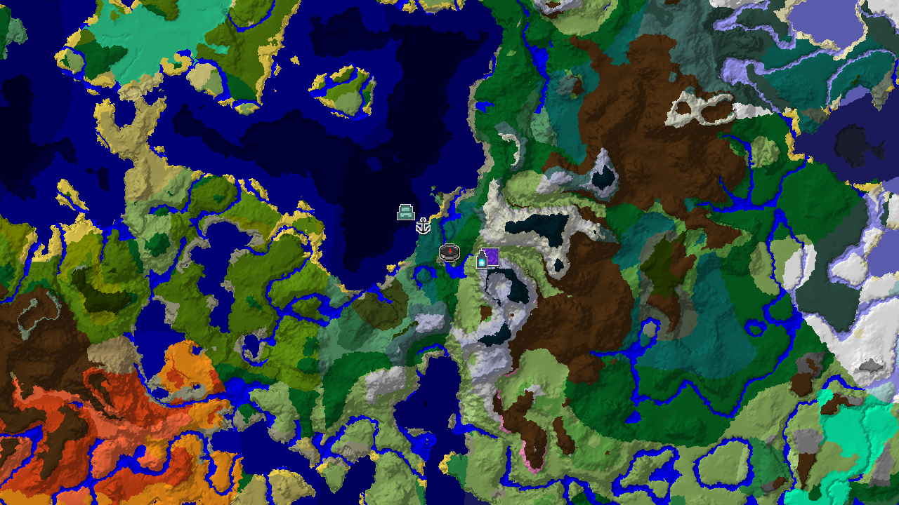 Forest Spawn with a Nearby Ancient City and Varied Biomes
