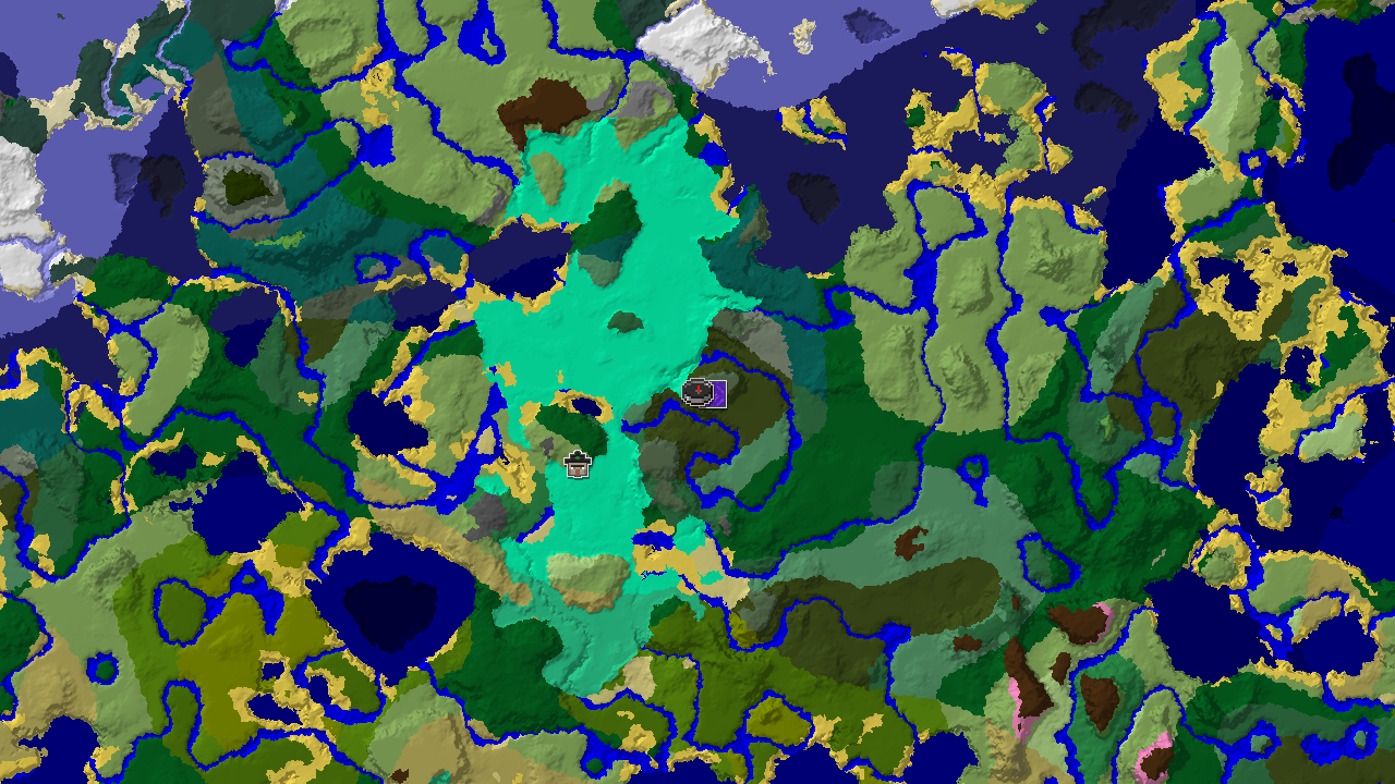 Windswept Forest Spawn with Nearby Dark Forest