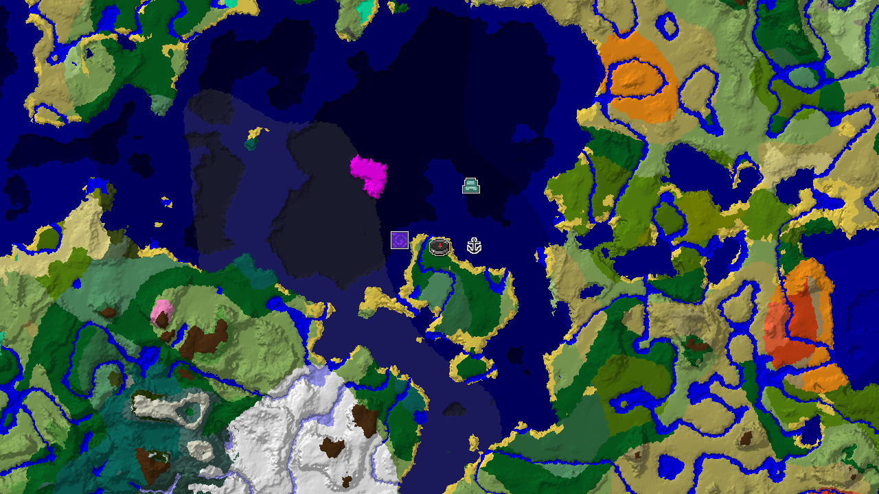 Ocean Monument Near Spawn with Diverse Biomes