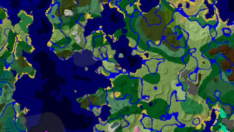 Flower Forest and Ocean Monument Near Spawn