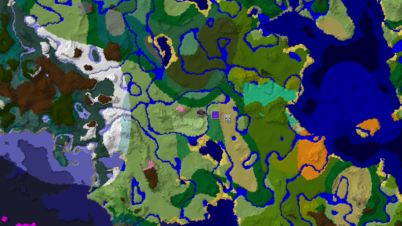 Plains Spawn with Nearby Flower Forest and Outpost