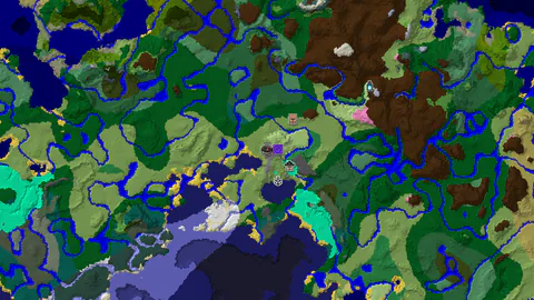 Spawn in Hills, Explore Forests and a Cold Ocean