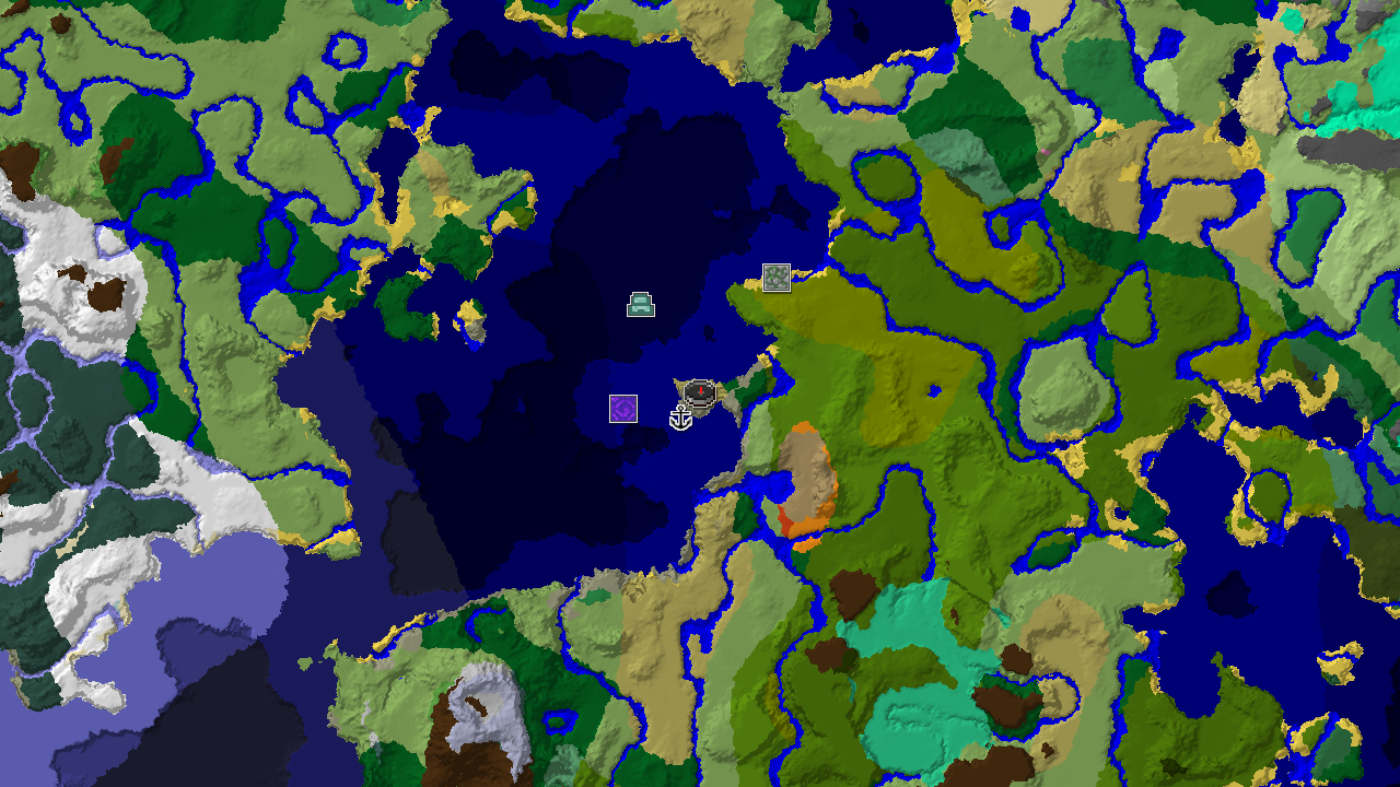 Spawn in Savanna with Nearby Ocean Monument and Jungle Temple