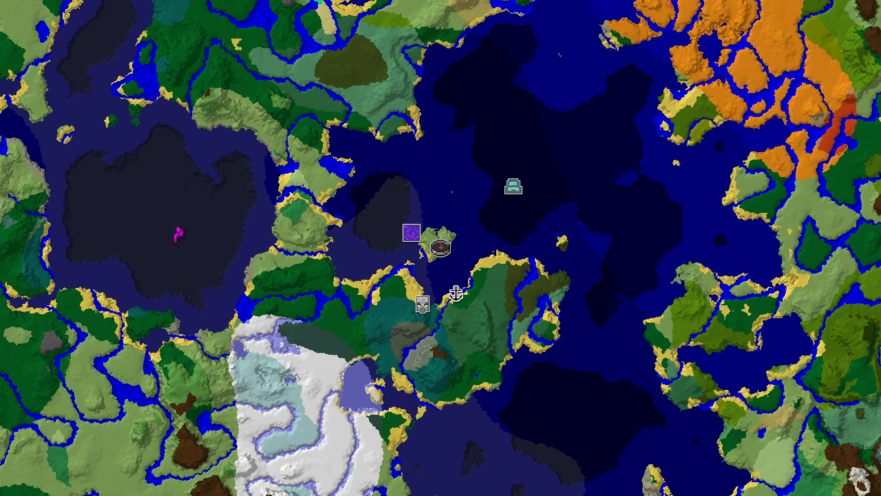 Spawn in Plains with a Close Ocean Monument