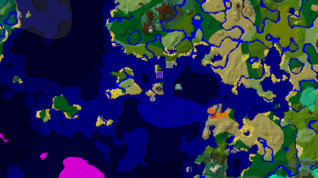 Savanna Spawn with a Nearby Ancient City and Shipwreck