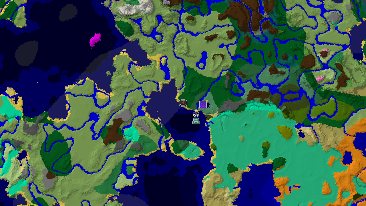 Ocean Monument, Shipwreck, and Ruined Portal Near Spawn