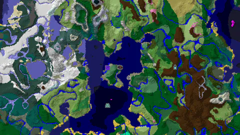 Forest Spawn with Nearby Ancient City and Ocean
