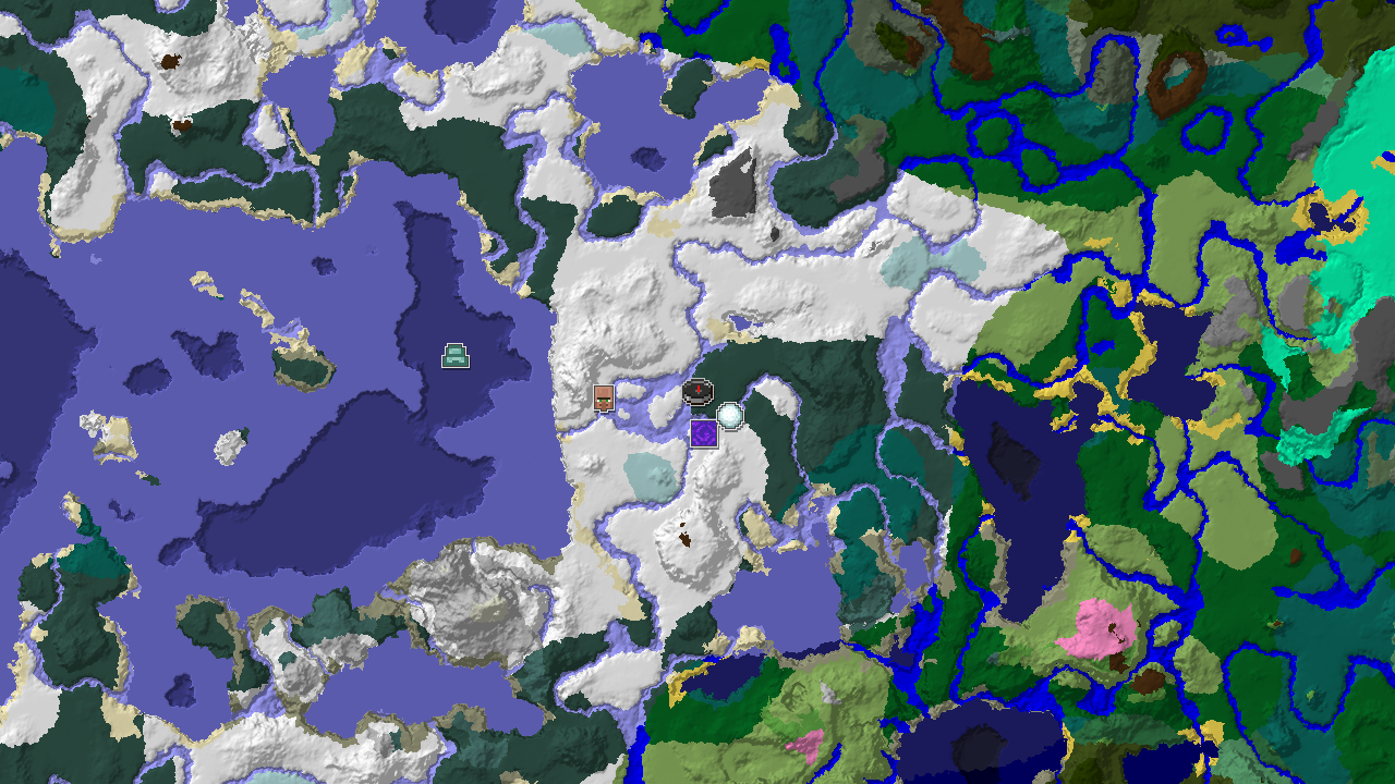 Snowy Taiga Spawn With Nearby Ocean Monument