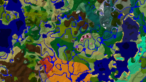 Jungle Spawn with Nearby Temple and Cherry Grove