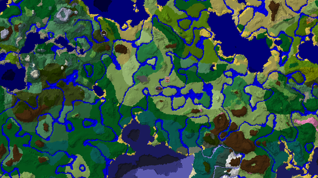 Woodland Mansion, Village, and Diverse Biomes