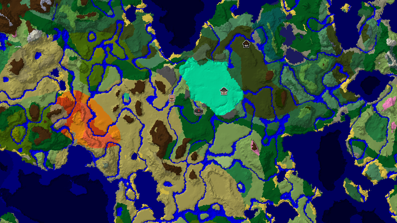 A 2D top-down biome map centered on the spawn point, showing a Woodland Mansion about 1068 blocks away, a village, and a witch hut, surrounded by diverse biomes including Savanna, Dark Forest, and Swamp.