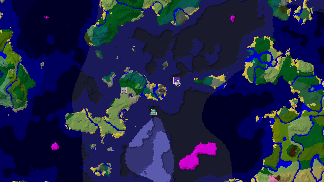 Ocean Monument and Shipwreck Near Spawn