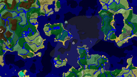Ocean Monument Near Spawn in an Old Growth Taiga