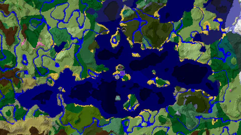 Woodland Mansion and Ocean Adventures Near Your Forest Spawn