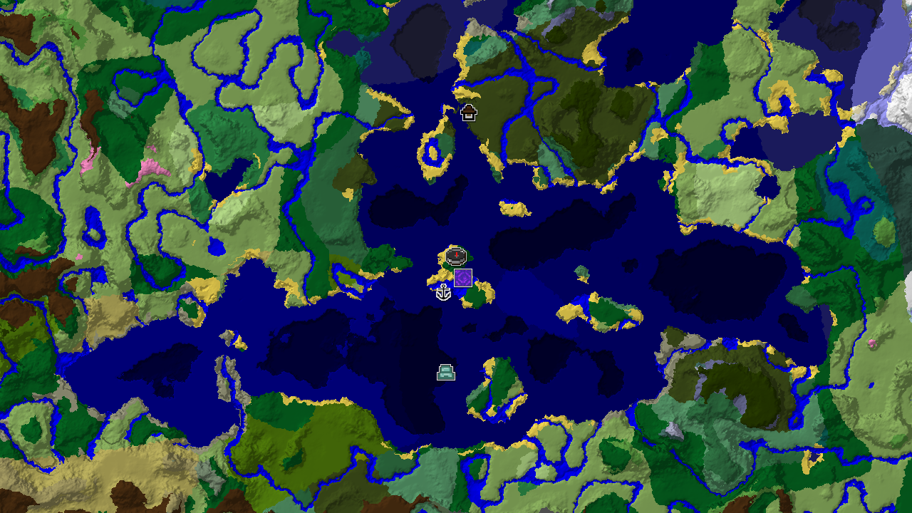 Woodland Mansion and Ocean Adventures Near Your Forest Spawn