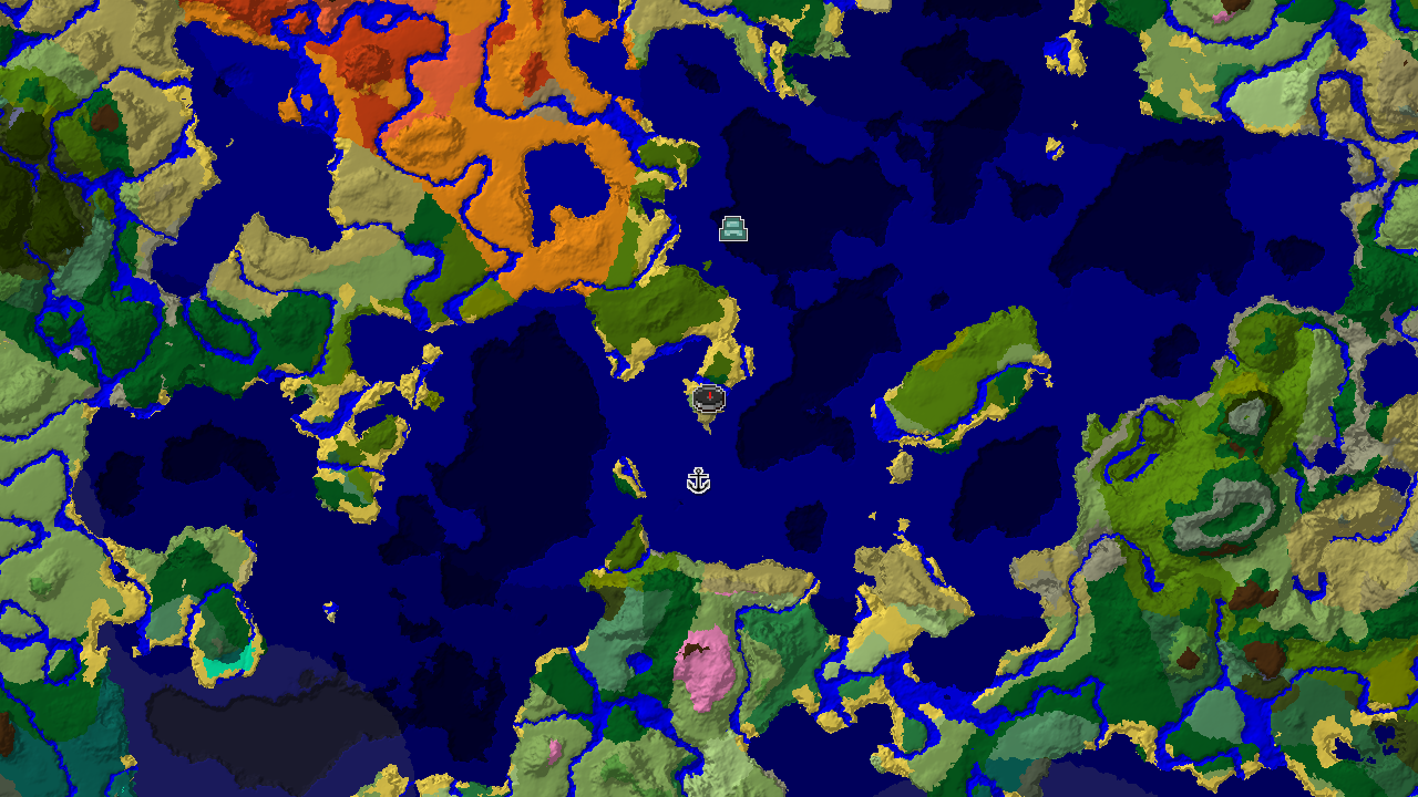 Ocean Monument and Jungle Biome Near Plains Spawn