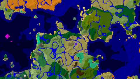 Savanna Spawn with a Nearby Ocean Monument