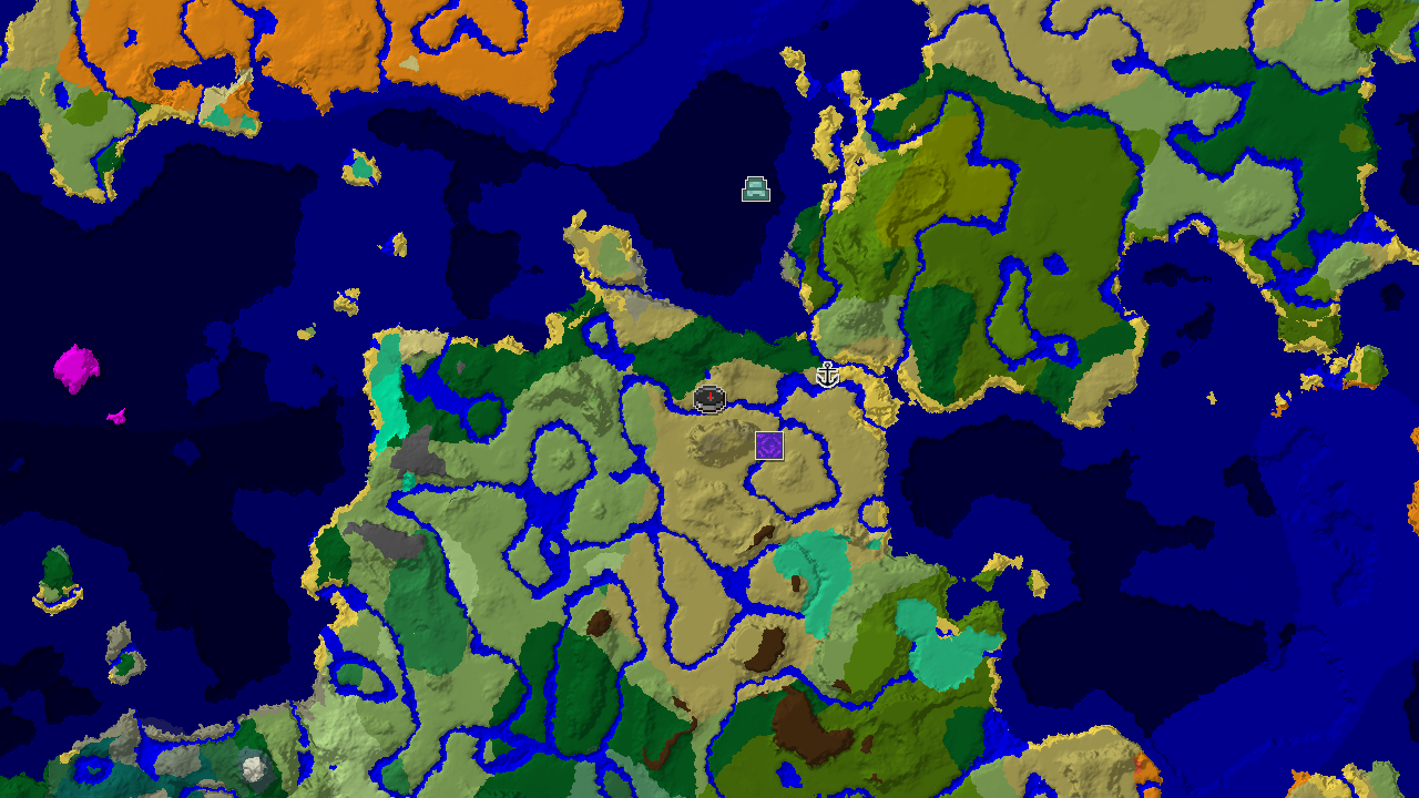 Savanna Spawn with a Nearby Ocean Monument