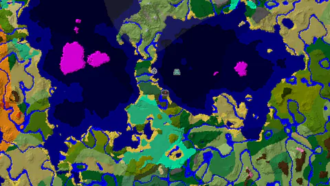 Spawn in a Dark Forest near a Mangrove Swamp