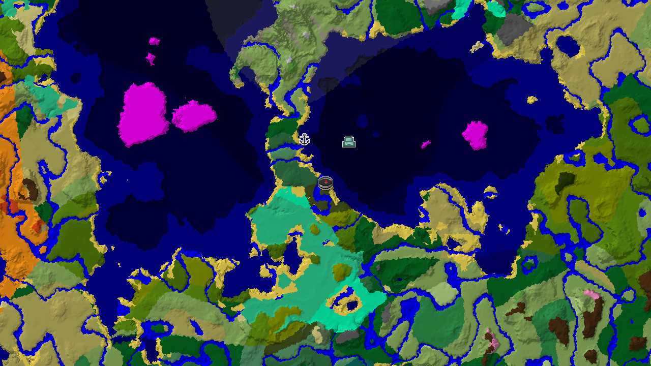 Spawn in a Dark Forest near a Mangrove Swamp