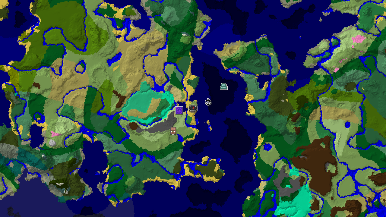 A Lush Flower Forest Near Spawn