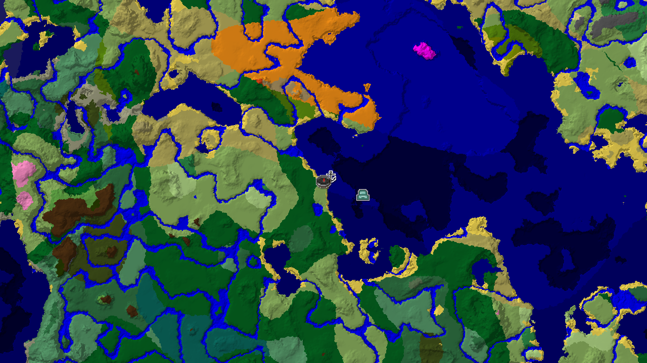 Savanna Spawn with a Nearby Ocean Monument