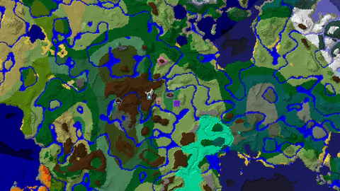 Flower Forest Spawn with Nearby Ancient City