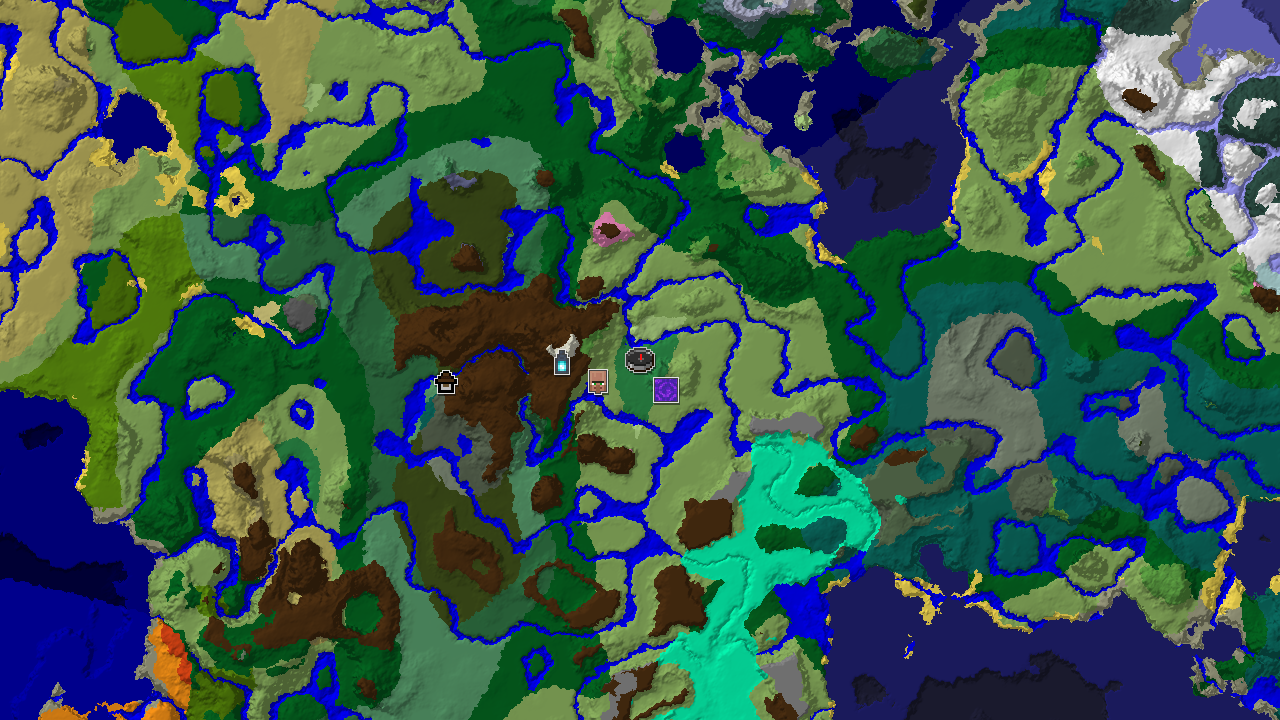 Flower Forest Spawn with Nearby Ancient City