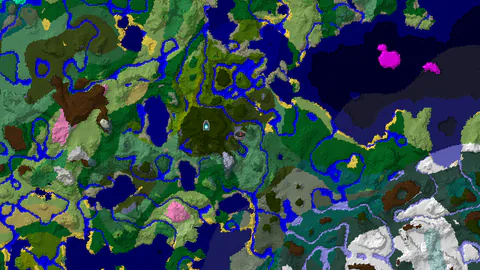 Dark Forest Spawn Near an Ancient City